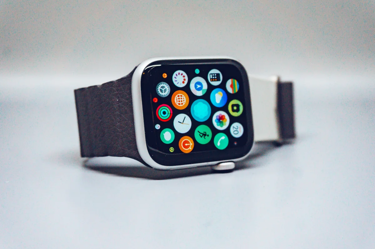 Collage of popular smartwatches from Apple, Samsung, and Google